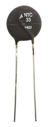 Produktfoto 1 von TDK B57237S0 Thermistor 33 Ω, NTC, 90 s 7 mm 15 mm, Einschaltstrombegrenzung 7 mm, Toleranz 20 %, 3100 mW