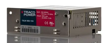 Produktfoto 1 von TRACOPOWER TXLN Schaltnetzteil 1 24V dc 60 W, Fahrgestell 264V ac