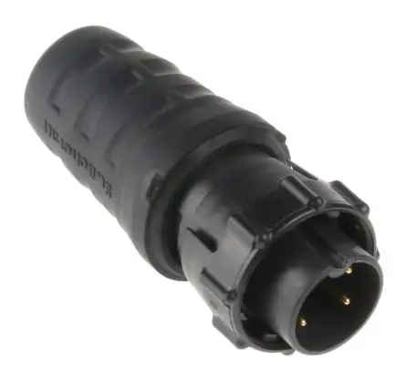 Produktfoto 1 von Switchcraft EN3 Standard Rundsteckverbinder Stecker 4-polig Stecker 7.5A Kabel IP68, IP69K