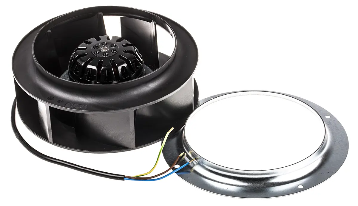 Produktfoto 1 von ebm-papst R2S175 Radialgebläse, radial, 230 V ac, AC, 445m³/h, 61dB, 2350U/min, Kugellager