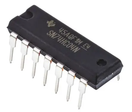 Produktfoto 1 von Texas Instruments Frequenzumrichter, Frequenzumrichter, CMOS, Push-Pull 6 14-Pin 120 ns, PDIP