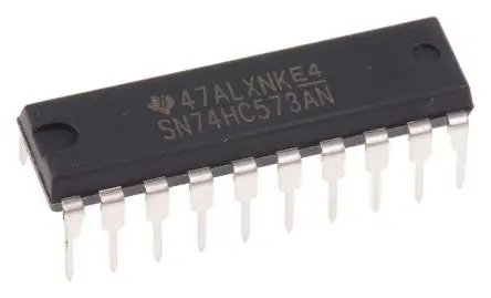 Produktfoto 1 von Texas 8 Register HC Klar Tri-State, PDIP 20-Pin