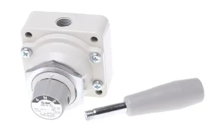 Produktfoto 1 von SMC, Griff VH Pneumatik-Steuerventil, manuell, NPT Rc 1/4, Aluminiumdruckguss III B