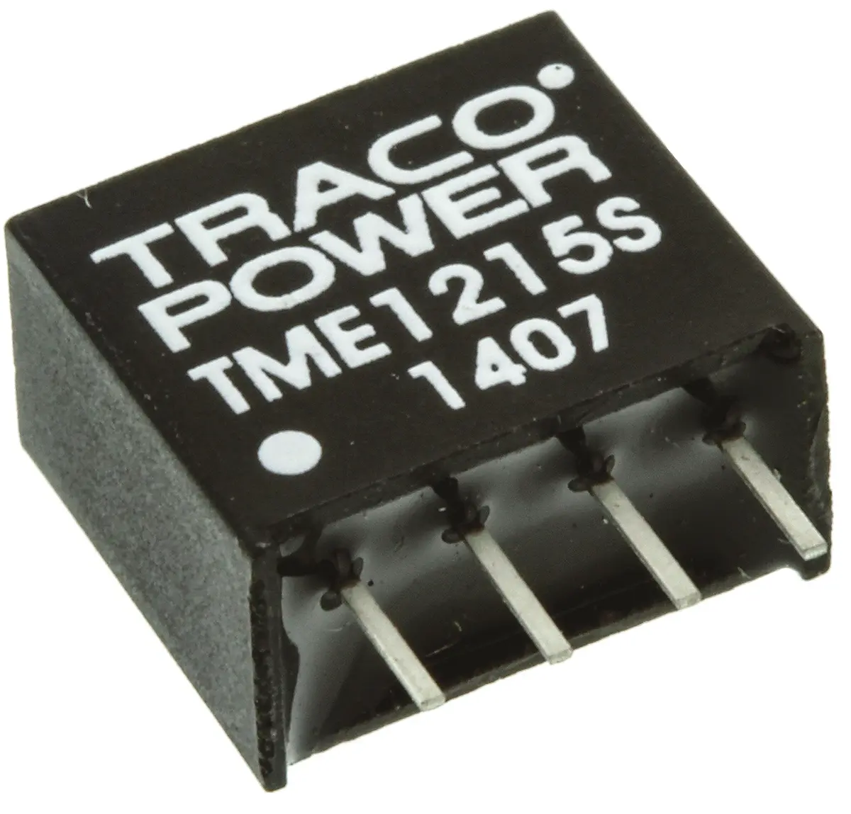 TRACOPOWER TME DC/DC-Wandler 1W 12 V dc IN, 15V dc OUT / 65mA Durchsteckmontage 1kV dc isoliert