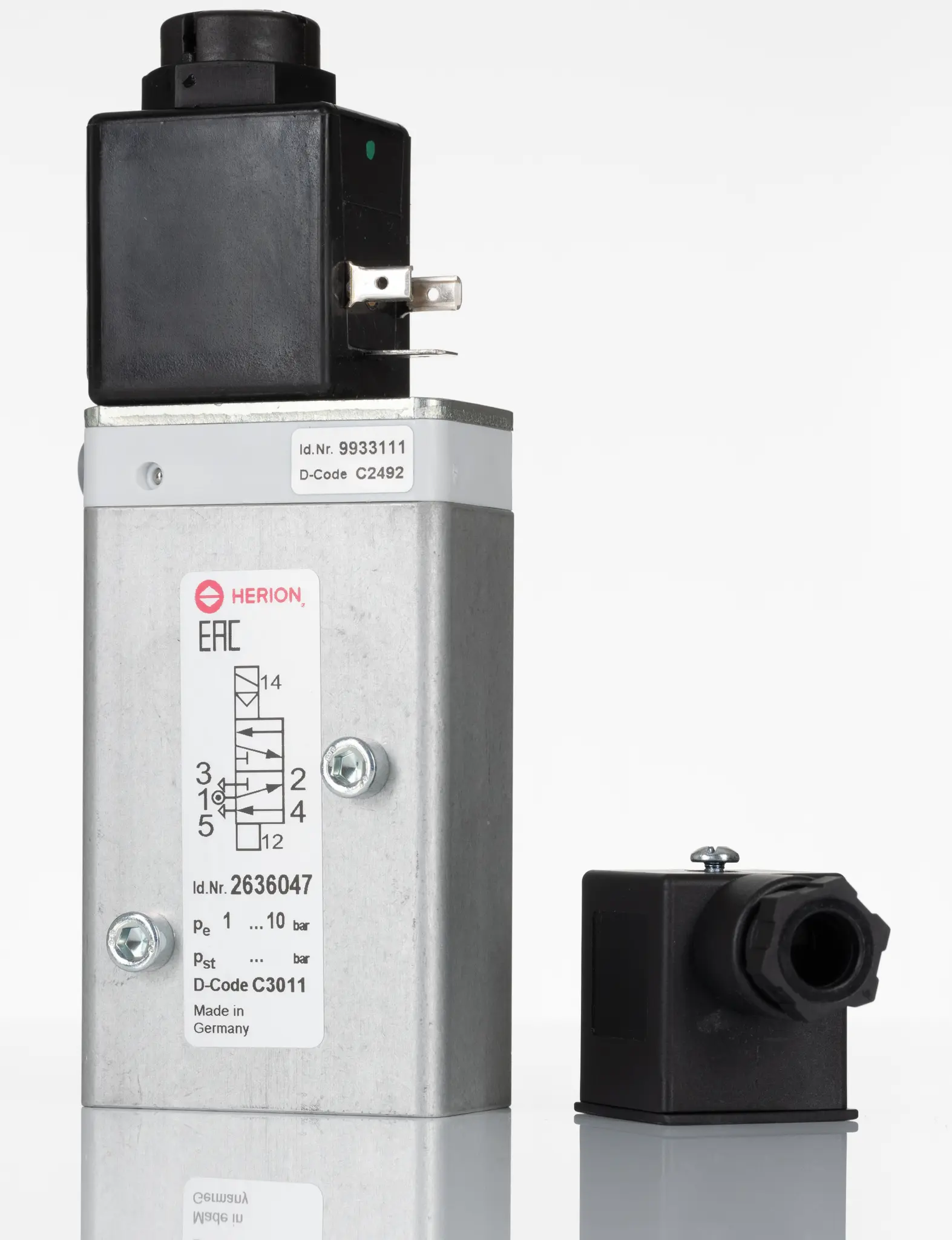 Produktfoto 1 von Norgren 2636 Vorgesteuertes Magnetventil 5/2 NAMUR G1/4, Elektromagnet-betätigt