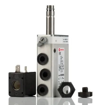 Produktfoto 1 von Norgren 2636 Pneumatisches Magnetventil G, Magnet/Luft-betätigt 24V