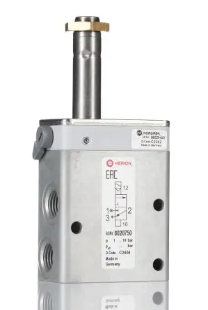 Produktfoto 1 von Norgren 3/2-Wege, 5/2-Wege 80207 Pneumatisches Magnetventil ISO 228, BSPP, Magnet/Luft-betätigt 230 V ac, 24V dc