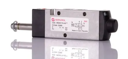 Produktfoto 1 von Norgren V60 Pneumatisches Magnetventil G, Magnet/Feder-betätigt 24V