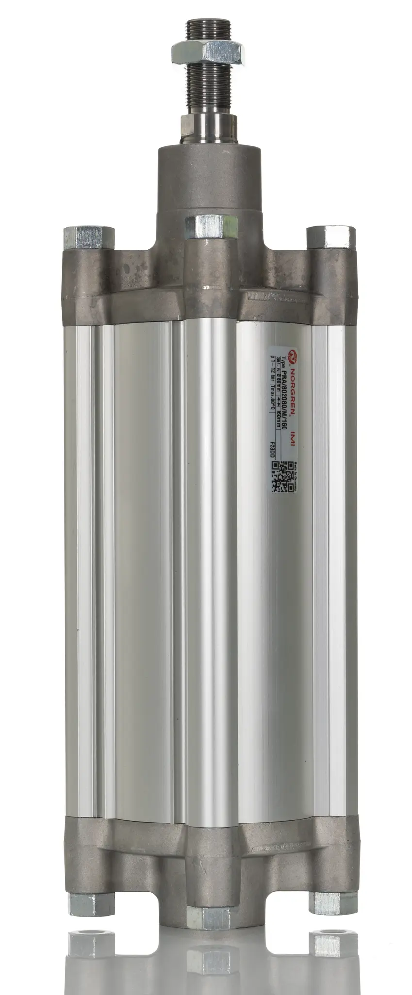 Produktfoto 1 von Norgren ISOLine PRA/802000/M Doppeltwirkender Zylinder 160 mm Doppeltwirkend, Bohrung Ø 80 mm, bis 12 bar