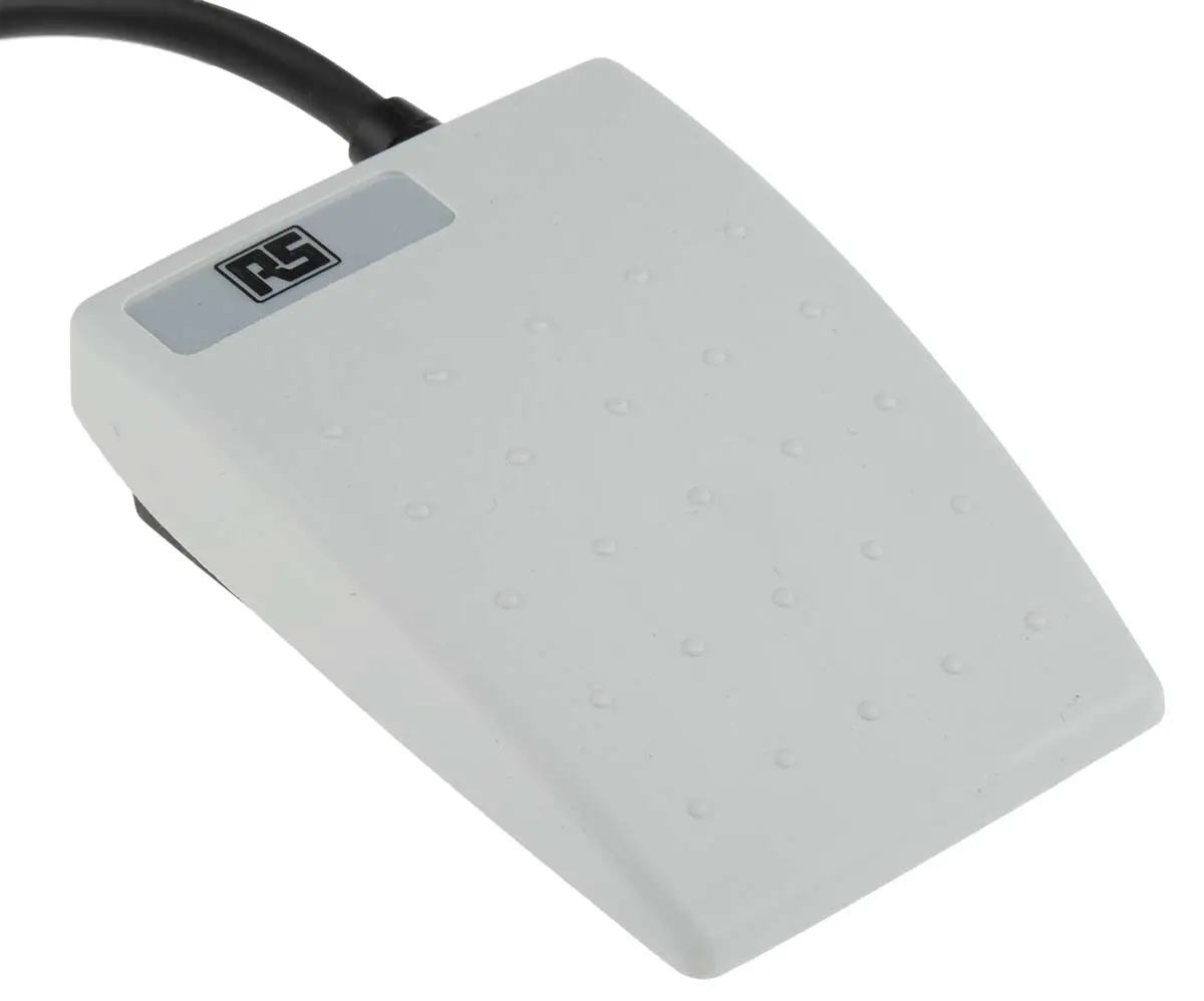 Produktfoto 1 von RS PRO Fußschalter Typ Tast-Fußschalter Tastend, 1-poliger Wechsler, 3 A Thermoplast 250V, IP X7