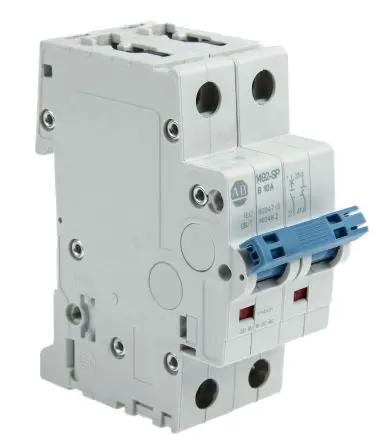 Produktfoto 1 von Allen Bradley 1492-SP Miniaturüberlastschalter Typ B, Pol 1-polig 10A 240V ac, Abschaltvermögen 15 kA 1492-SP 62.5 V dc