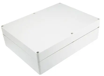 Produktfoto 1 von Fibox Euronorm II; Gehäuse; Polycarbonat; Grau; IK07, IK08 IP66, IP67 Breite 230 mm Höhe 87 mm Länge 300 mm