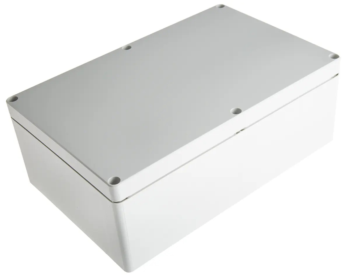 Produktfoto 1 von Fibox Euronorm II; Gehäuse; Polycarbonat; Grau; IK08, IK07 IP40, IP66 Breite 160 mm Höhe 90 mm Länge 250 mm