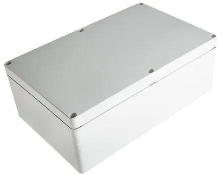 Produktfoto 1 von Fibox Euronorm II; Gehäuse; Polycarbonat; Grau; IK08, IK07 IP67, IP66 Breite 160 mm Höhe 90 mm Länge 250 mm