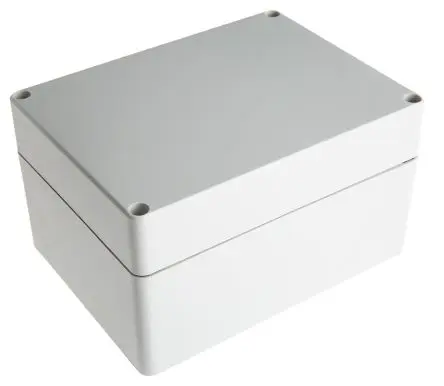 Produktfoto 1 von Fibox Euronord II; Gehäuse; Polycarbonat; Grau; IK07, IK08 IP66, IP67 Breite 120 mm Höhe 90 mm Länge 160 mm