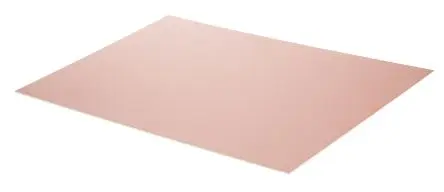 Produktfoto 1 von CIF 1.6 mm Kupferkaschierte Platine Epoxid Glasfaser-Laminat, Kupfer 35 μm, 1-seitig 200 mm