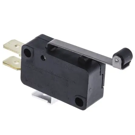 Produktfoto 1 von Crouzet Mikroschalter Rollenhebel-Betätiger Stecker, 1-poliger Wechsler, 250 V ac, 16A 4N -20 °C - 125 °C