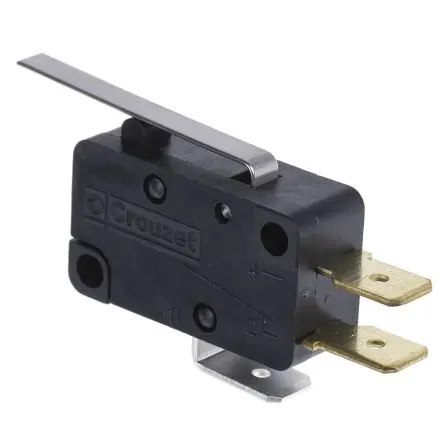 Produktfoto 1 von Crouzet Mikroschalter Hebel-Betätiger Stecker, 1-poliger Wechsler, 250 V ac, 16A 2N -20 °C - 125 °C