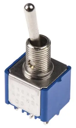 Produktfoto 1 von APEM Panel Kippschalter DPST, Ein-Ein, 30 V dc, 250 V ac, 4A, Lot