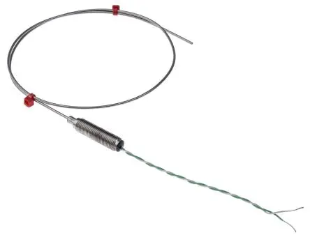 Produktfoto 1 von RS PRO Inconel 600 Mineralisoliertes Thermoelement Typ K, Ø 1.5 mm x 500 mm -40 °C → 1100 °C