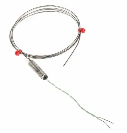 Produktfoto 1 von RS PRO Inconel 600 Mineralisoliertes Thermoelement Typ K, Ø 1.5 mm x 1 m -40 °C → 1100 °C