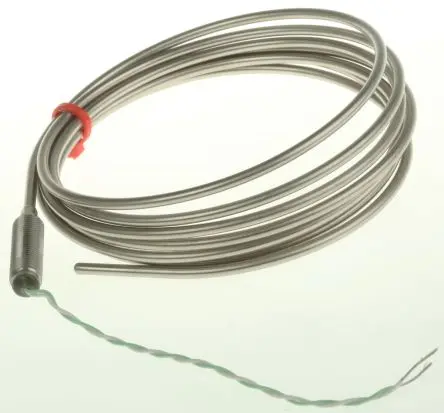 Produktfoto 1 von RS PRO RS014/0816 Inconel 600 Mineralisoliertes Thermoelement Typ K, Ø 3 mm x 2 m -40 °C → 1100 °C