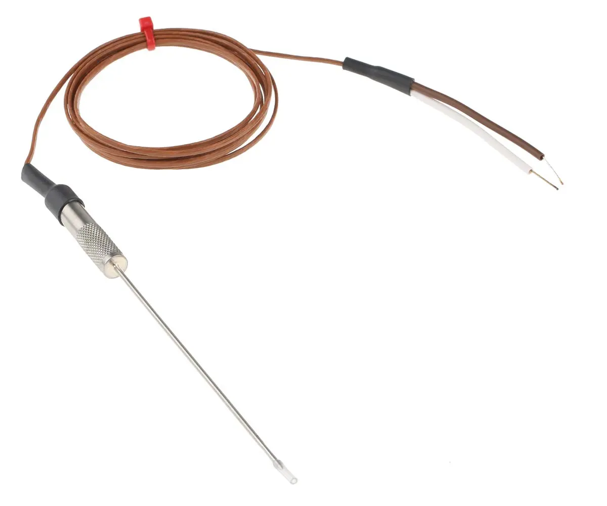 Produktfoto 1 von RS PRO Edelstahl Hypodermisches Thermoelement Typ T, Ø 1.6mm x 100mm → +250°C