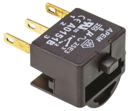 Produktfoto 1 von APEM A01 Drucktaster-Kontaktblock 1 Wechsler 250V