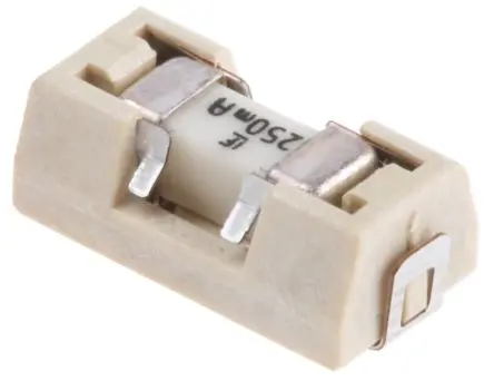 Produktfoto 1 von Littelfuse Nicht zurücksetzbare Sicherung 250mA 125V ac/dc Thermoplast FF 5.03mm 3.81 mm
