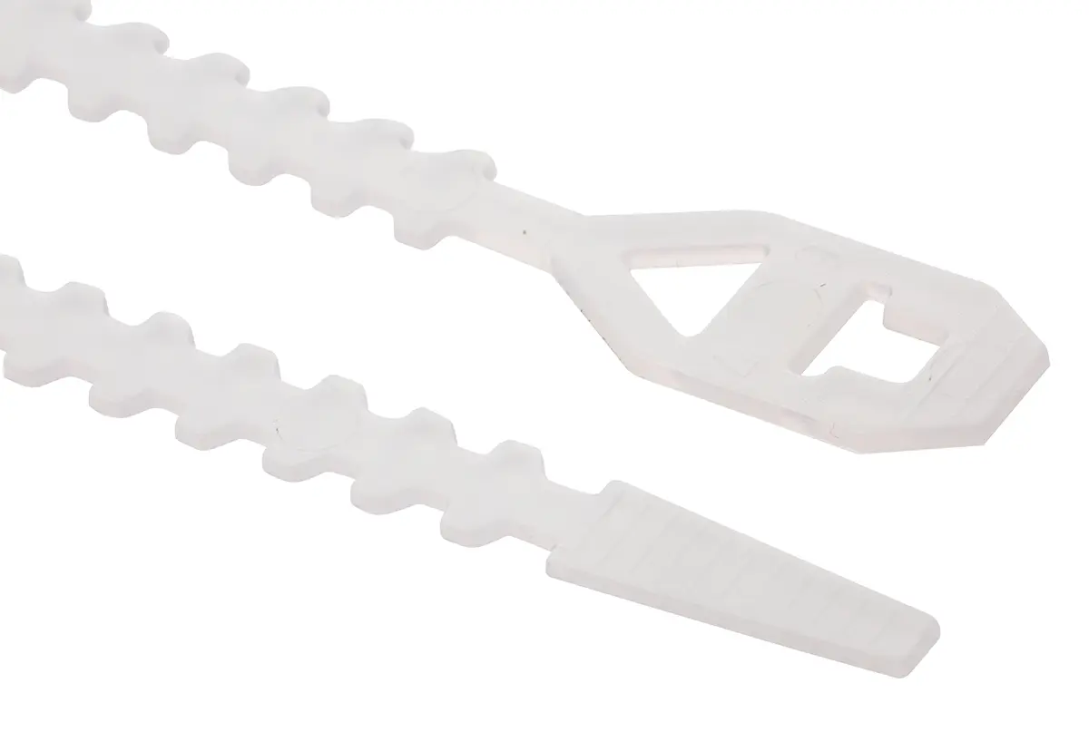 Produktfoto 1 von Essentra HT Polypropylen Kabelbinder Lösbar Natur 6.4 mm x 99 mm