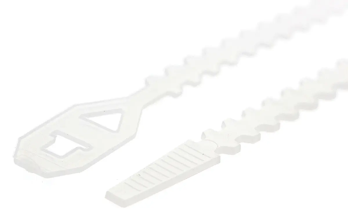 Produktfoto 1 von Essentra HT Polypropylen Kabelbinder Lösbar Natur 6.4 mm x 150 mm