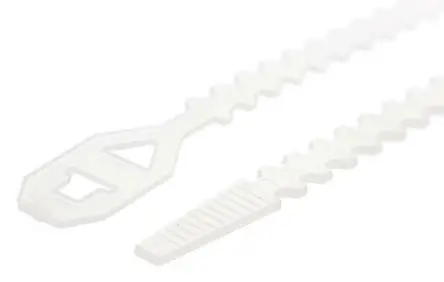 Produktfoto 1 von Essentra HT Polypropylen Kabelbinder Lösbar Natur 6.4mm x 150 mm