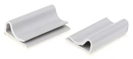 Produktfoto 1 von Essentra CFCC Kabelhalter Selbstklebend Noryl Weiß 25.4mm x 4.6 mm x 14.3 mm