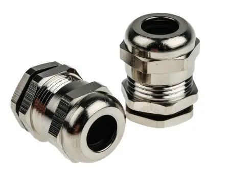 Produktfoto 1 von RS PRO Kabelverschraubung, M16 Messing vernickelt Metallisch 5 mm/ 10 mm, IP68