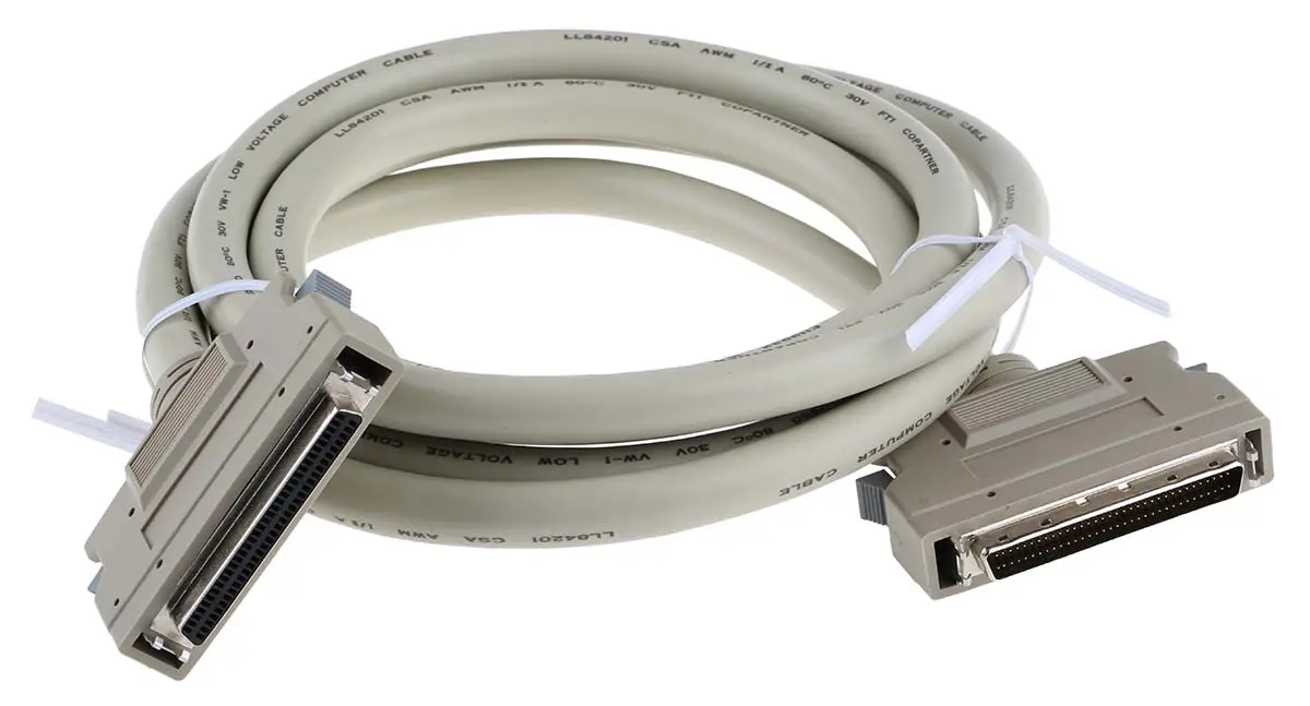 Produktfoto 1 von RS PRO SC SCSI-Kabel SCSI III-Stecker, 2 m