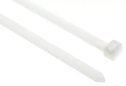 Produktfoto 1 von Thomas & Betts Ty-Fast Nylon 6.6 Kabelbinder Nicht lösbar Weiß 7.6mm x 220 mm
