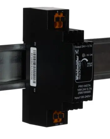 Produktfoto 1 von Weidmüller PRO INSTA DIN-Schienen Netzteil DIN-Hutschiene 300 V dc, 240V ac Wechselstrom/Gleichstrom / 700 mA 24V dc DC