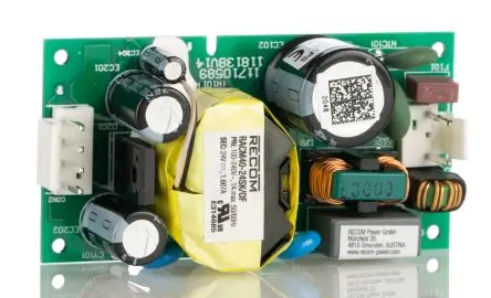Produktfoto 1 von Recom RACM40-K/OF Schaltnetzteil 1 24V dc 40 W, Fahrgestell 264V ac
