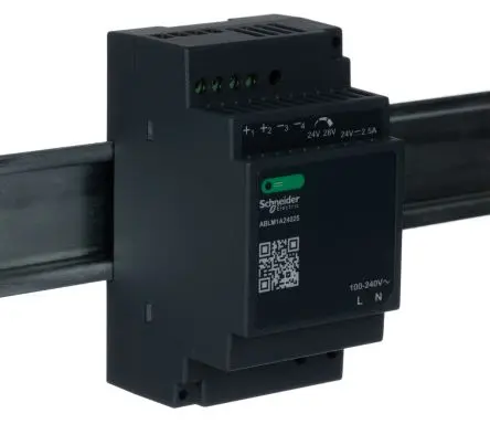 Produktfoto 1 von Schneider Electric ABLM1A DIN-Schienen Netzteil Geregeltes Schaltnetzteil 240V ac AC / 2.5 A 24V dc DC 60 W