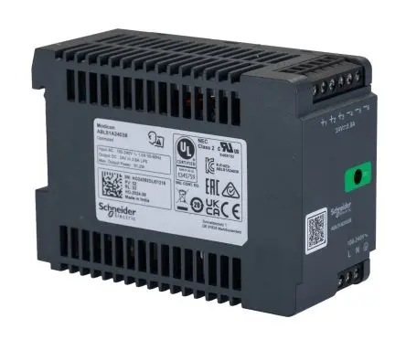 Produktfoto 1 von Schneider Electric Modicon ABL DIN-Schienen Netzteil Spannungsversorgung 240V ac AC / 3.8 A 24V dc DC 91.2 W