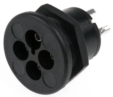 Bulgin Netzstecker, 4, Zinn Lot, Frontplattenmontage 3A, 250V ac