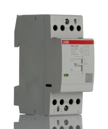 Produktfoto 1 von ABB ESB25 Schütz 24V-Spule, 4-polig, 400V / 25 A 24V 17.3 kW 4 Öffner Sicherheit