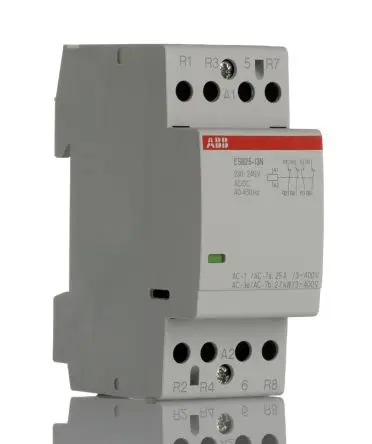 Produktfoto 1 von ABB ESB25 Schütz 230V, 240 V-Spule, 4-polig, 400V ac / 25 A 240V 17.3 kW 1 Schließer, 3 Öffner Sicherheit