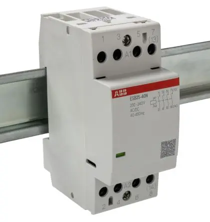 Produktfoto 1 von ABB ESB25 Schütz 230V, 240 V-Spule, 4-polig, 400V / 25 A 240V 17.3 kW 4 Schließer