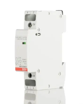 Produktfoto 1 von ABB ESB20 Schütz 24V-Spule, 2-polig, 250V / 20 A 24V 1.3 kW 2 Schließer Sicherheit