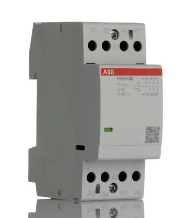 Produktfoto 1 von ABB ESB25 Schütz 110V, 120 V-Spule, 4-polig, 400V ac / 25 A 120V 17.3 kW 4 Öffner Sicherheit