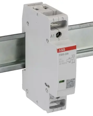 Produktfoto 1 von ABB ESB16 Schütz 24V ac/dc-Spule, 2-polig, 250V / 16 A 24V 3.7 kW 2 Schließer Sicherheit