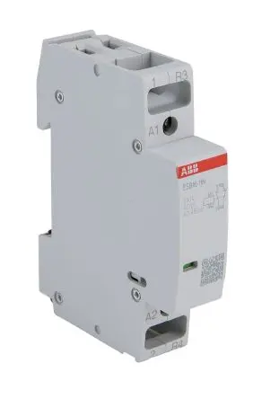 Produktfoto 1 von ABB ESB16 Schütz 240V ac-Spule, 2-polig, 250V / 16 A 240V ac 3.7 kW 1 Schließer/1 Öffner Sicherheit