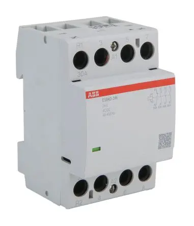 Produktfoto 1 von ABB ESB40 Schütz 24V-Spule, 4-polig, 400V / 30 A 24V 2.77 kW 3 Schließer, 1 Öffner Sicherheit