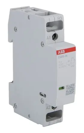 Produktfoto 1 von ABB ESB20 Schütz 110V ac-Spule, 2-polig, 250V / 20 A 110V ac 4.6 kW 1 Schließer/1 Öffner Sicherheit